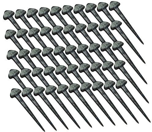 BUGUUYO 50 Pcs Herramienta De Herradura Profesional Herramienta De Herradura Resistente Clavo De Herradura De Hierro Clavos De Herradura Accesorios para Caballos Reemplazable Planchar