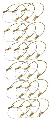 OUNONA 18 Piezas Colgador Arpillera Tarro Albañil Perchas Alambre Para Tarros Conservas Perchas Acero Inoxidable Tarro Pinta Bola Metal Cuerda Masón