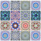 SSyang 20 Teile Fliesenaufkleber, Klebefliesen, Mosaik Wandfliese Aufkleber Fliesensticker Fliesen Marokko Selbstklebende Tapete Wasserdicht Wandaufkleber für Küche,Schrank,Möbel,Tisch,10cm