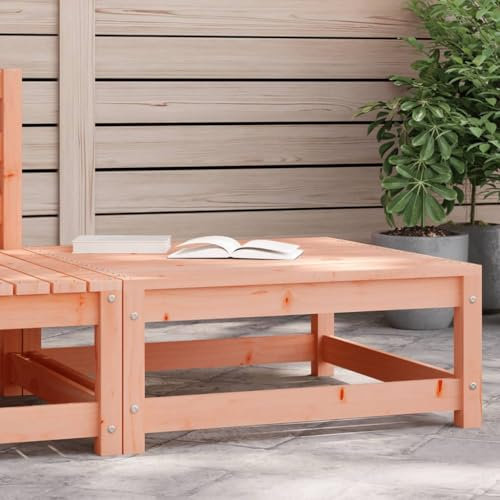 CIADAZ Gartenhocker 70x70x30 cm Massivholz Douglasie, Balkon Hocker, Fusshocker Garten, Hocker Garten, Fußhocker Für Sessel, Gartenmöbel Hocker - 837940