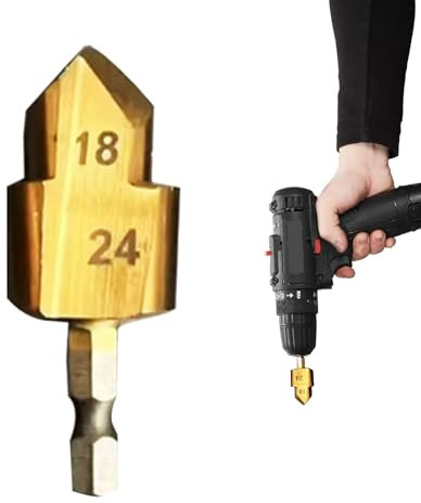 Senkerbohrer, Senkerbohrer für Metall,Robuste Rohrreibahle für Senker - Rohrreibahlen-Werkzeug, Schnellwechsel-Bit, PVC-Fitting-Sparer, Reibahlen-Bit für die Reparatur von PPR-Wasserrohren