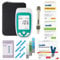 3 in 1 Blood Tester Cholesterol Monitor Uric Acid Monitor Blood Sugar Monitor Triple Test Kit for Home with 50 Blood Sugar +25 Uric Acid +10 Cholesterol Test Strip Analyzer