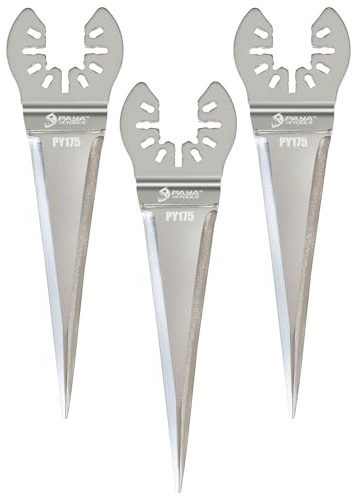 PAYA Multitool Sägeblätter Oszillierende Klinge Auto Glasschaber Windschutzscheibe Dichtungsmasse Zum Entfernen von Versiegelung Kleber Reinigung E-cut Zubehör PY175 3tlg