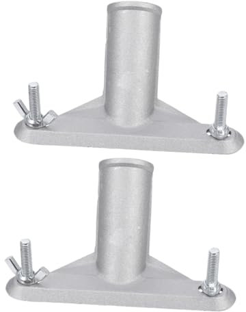 Angoily 2pcs Broom Converter Replacement Broom Handle Threaded Connector Handle Adapter for Mop Extension Pole Connector