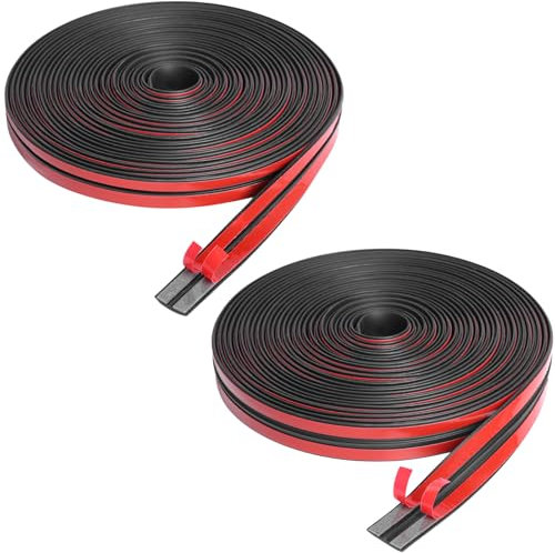 SDLDEER Auto Windschutzscheibe Gummi Dichtung 9mx14mm/9mx19mm T Form Dichtungsstreifen Auto Windschutzscheibe Wetter Autotür Dichtungsstreifen für Car LKW Tür Fenster Dekor