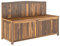 Outsunny Garden Arch Wood Bench Outdoor Storage Box Garden Furniture Chair 115L x 45W x 75Hcm, Brown