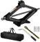 eROOSY Cric a forbice 3T (6.600 lbs) 3T, sollevatore per auto, 3 tonnellate, cric portatile per auto SUV