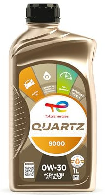 TotalEnergies Motoröl 0W-30 Quartz Synthetiköl Motor Öl ACEA ACEA A5/B5 ACEA A7/B7 API API SL API CF 9000 1 L