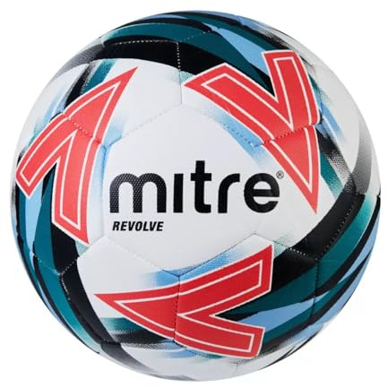 Mitre Revolve Football with Red Accents, Training Ball