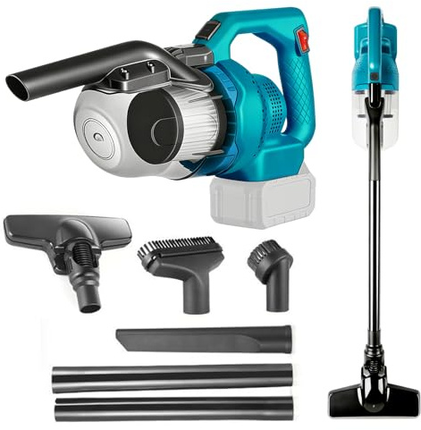 Aspirapolvere Manuale per Makita 18V, 16000Pa, Contenitore 0,7L