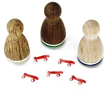 Stemplino Mini Stempel Skateboard