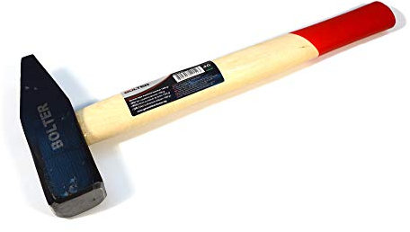 SCHLOSSERHAMMER 1500 Gramm MIT HOLZSTIEL HAMMER NEU BOLTER HOLZSTIEL HAMMER