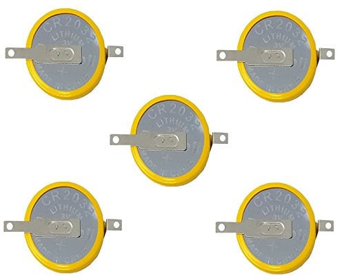 Eunicell 5 x F2-CMOS BIOS BR / CR2032-1F2 - Pilas con soldadura (3 V, para PC, desechable)