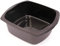 Galleries Plastic Large Washing Up Bowl Rectangular Kitchen Basin Sink 9.5 Litre (Soft Black)