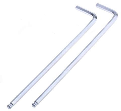 Musiclily Basic 3/16 inch Guitar Bass Truss Rod Hex Wrench Allen Key Ball End Adjustment Tool for Mexico Fender(Set of 2)