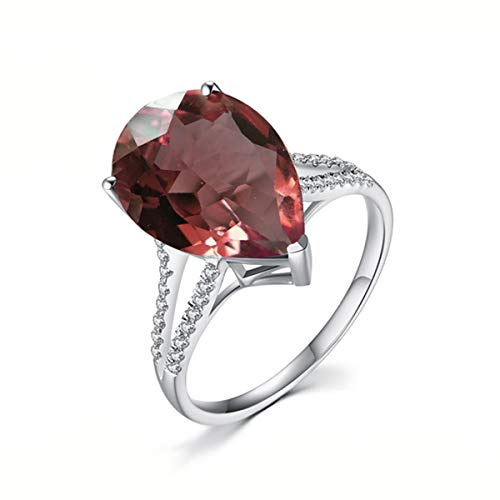 Birne 16 * 12mm Farbwechsel Sultanit 925 Sterling Silber Big Erstellt Diaspore Cocktail Ring für Damen Statement Schmuck 2020 Neu (52 (16.6))