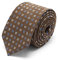 Brera67: elegante braune Krawatte aus Seide und Wolle 148 x 8 | Krawatten für Herren | Krawatte Jungen | Accessoires Männer für Jacke und Anzug