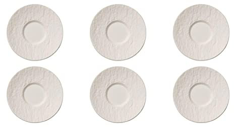 Villeroy & Boch Manufacture Rock Blanc Mokka-/Espressountere Set6