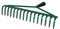 Rechen 16 Zinken 41 cm Rasenrechen Heurechen Harke K_20