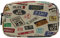Pencil Case Car Number Plates Pattern Pencil Bags Zippered Stationery Bag for Girls Boys Women Cosmetic Makeup Bag with Compartments