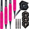 ‎Unicorn Core Plus Dartpfeile mit weicher Spitze, rosa Messing, Rose, 19 g
