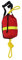 Baoblaze Bolsa de cuerda flotante, línea de lanzamiento portátil de alta visibilidad, bolsas de lanzamiento para rescate acuático con cuerda