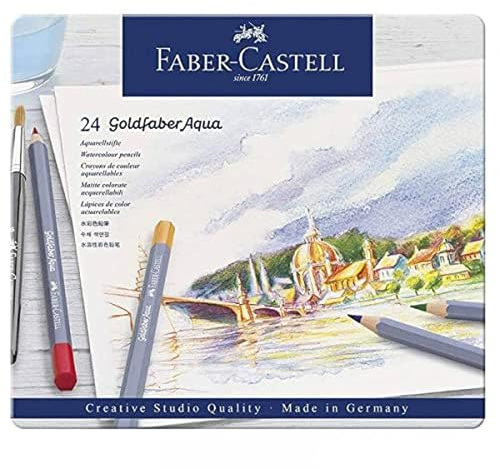 FABER-CASTELL GOLDFABER CRAYON AQUARELLA