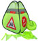 HECKBO 2x Straßenwarnschild Achtung Kinder Schild spielende Pylonen Pylone + Wimpelkette - Kinder Straßenpylone Kinder Sicherheit Safety Pop Up Set - Vorsicht Kinder Street Buddy Warnkegel
