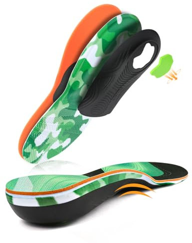 PCSsole Einlegesohlen Herren & Damen Einlagen Orthopädische, Fersensporn, Plattfüße, Einlegesohlen für Arbeitsschuhe, Komforteinlegesohlen