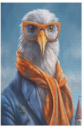 Möwe - 1000 Teile Puzzle – - Hochauflösendes - Gelegenheitsspiel – 1000 Teile Holzpuzzle 1000 PCS