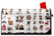 Niedlicher Chihuahua-Mops-Muster, magnetisch, wasserdicht, Briefkasten-Aufkleber, Innenhof-Dekoration