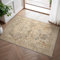 BEIMO Boho Fußmatte Innen 60x90cm, Vintage Fußmatte Waschbar, Kleine Teppiche Orientalisch rutschfest für Haustür, Flur, Küche, Beige