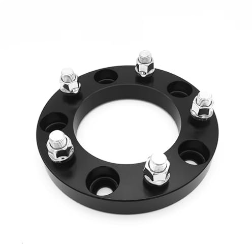 Spurverbreiterung Gehmiedete Aluminium-Radabstandshalter 5x139,7 CB 108mm M12x1,25 Für Chevy Für Niva Für Tracker 1 Stück Distanzscheiben(Black 25mm)