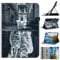 DayQiQiPu PU Leather Case for Amazon Fire HD 8/HD 8 Plus (8 Inch, 12th/10th Generation, 2022/2020/2024 Release) Cat and Tiger Pattern Flip Tablet Case Card Slot Stand Protection Cover 05