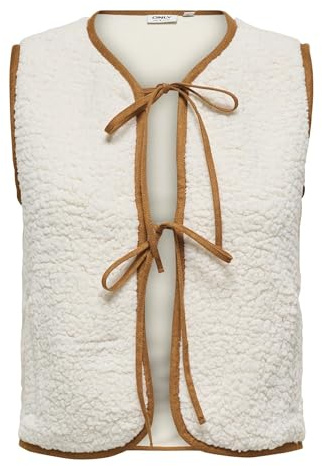 ONLY Damen Onlagate S/L Teddy Vest SWT