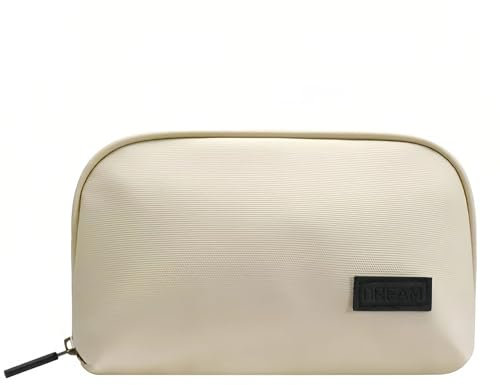 HRCOYES Waterproof Cable Organiser Bag, Travel Electronics Accessories Organizer, Compact Multi-Pocket Design, Durable Travel Organiser Pouch for Tech Accessories (Khaki)