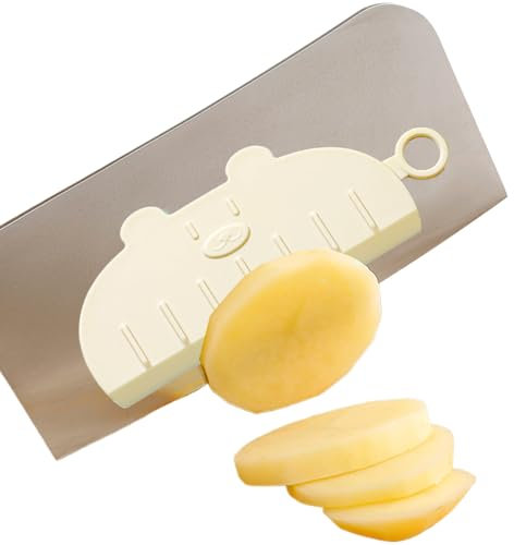 Utensile per tagliare verdure antiaderente – Taglierina magnetica in silicone per patate, cetrioli, zucchine e frutta – Gadget per affettare alimenti antiaderente