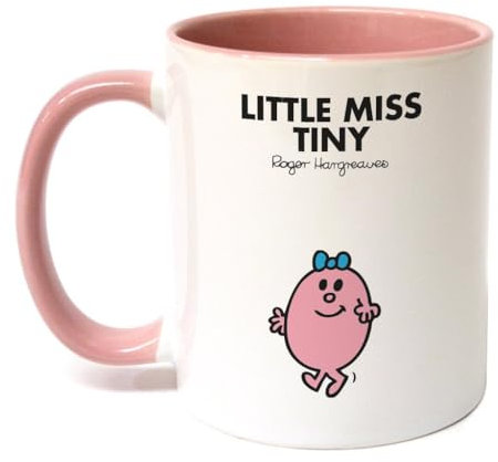 Mr. Men Little Miss Tiny Large Porcelain Colour Handle Mug Little Miss