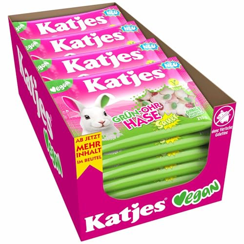 usy Bundle für Katjes Grün Ohr Hase Sauer (14x210g Beutel) + usy Block