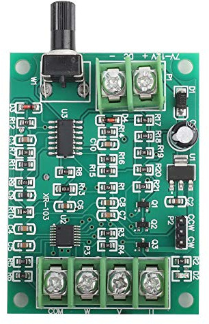 FTVOGUE Bürstenlose Motortreiberplatine mit Verpolungsschutz und Überstromschutz, 9V-12V DC-Geschwindigkeitsregelung für BLDC-Laufwerke von Festplatten-CD-ROM-Motoren