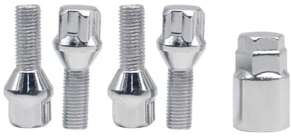 Felgen Schrauben M12 X 1,5 4+ Radsicherungsbolzen Aus Aluminiumlegierung Für BMW Für E30 Für E36 Für E46 Für E90 2003–2013
