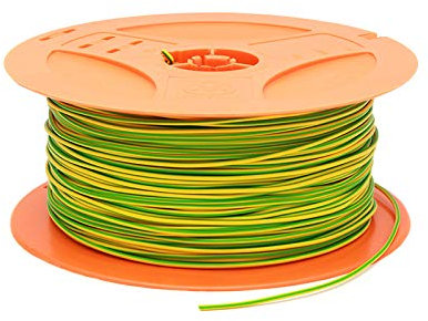 Leitung H05V-K auf Spule, 0,75qmm, Länge 250 Meter, Farbe grün-gelb