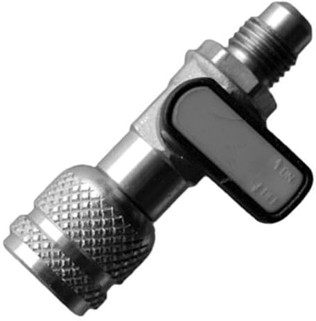 Rubinetto Ottone Bomboletta Gas R600 Frigorifero Domestico 1/4