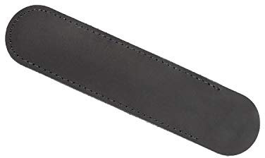 Powertool – Stifteetui aus Leder – Tasche aus Leder für Füllfederhalter – weiche handgefertigte Schutzhülle – 15 cm x 3,5 cm – Schwarz