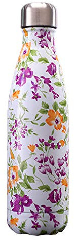 Jixin4you Bouteilles Isothermes Gourdes d'eau Sport Fleur-A