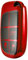 ontto Coque de clé de Voiture Compatible avec Jeep Renegade Compass Grand Cherokee Chrysler 300C Dodge Dart Fiat 500X - Coque de Protection en TPU - Rouge