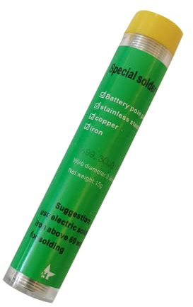 Special Flux in Solder Wire, for Soldering Stainless Steel, Iron Sheets, Copper, 18650 Soldering (15g)