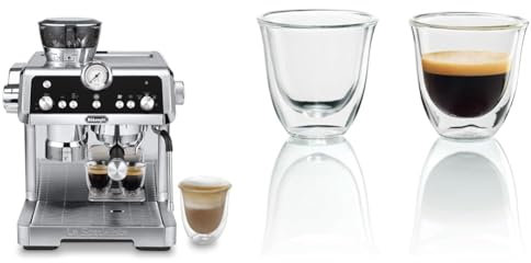 De'Longhi Espressomaschine mit 2 Espressogläsern