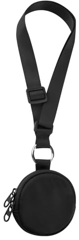CaSZLUTION Étui de Transport Compatible avec Pokémon GO Plus + 2023, étui de Protection Portable avec Porte-clés et Sangle de Cou, Petite Housse de Rangement en Nylon pour Nintendo Pokemon GO Plus+