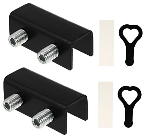 jojofuny 2 STK Schiebefensterverriegelung Metallfenster Fensterverriegelungen fensterschutz fenstersperre Fenstersicherungen kindersicher Schiebefensterschlösser Kein Stanzen Begrenzer